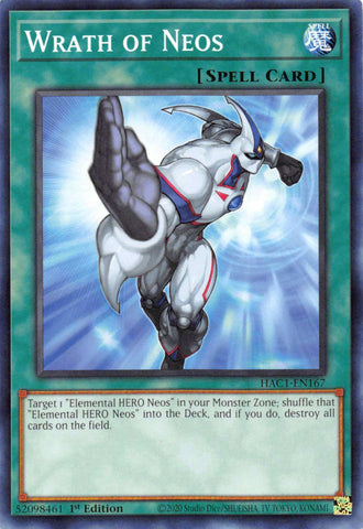 Wrath of Neos [HAC1-EN167] Common - Card Brawlers | Quebec | Canada | Yu-Gi-Oh!