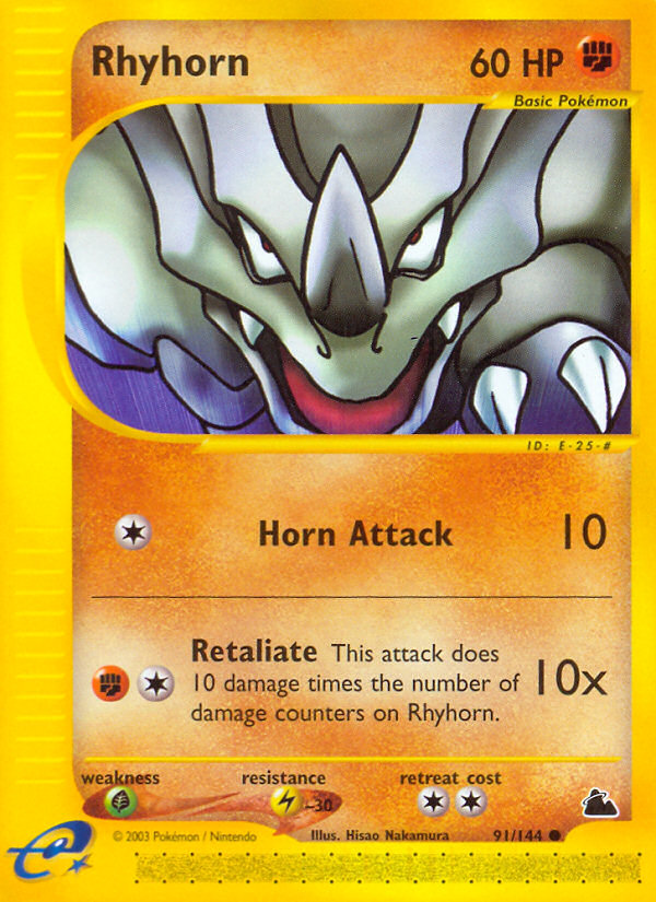 Rhyhorn (91/144) [Skyridge] - Card Brawlers | Quebec | Canada | Yu-Gi-Oh!