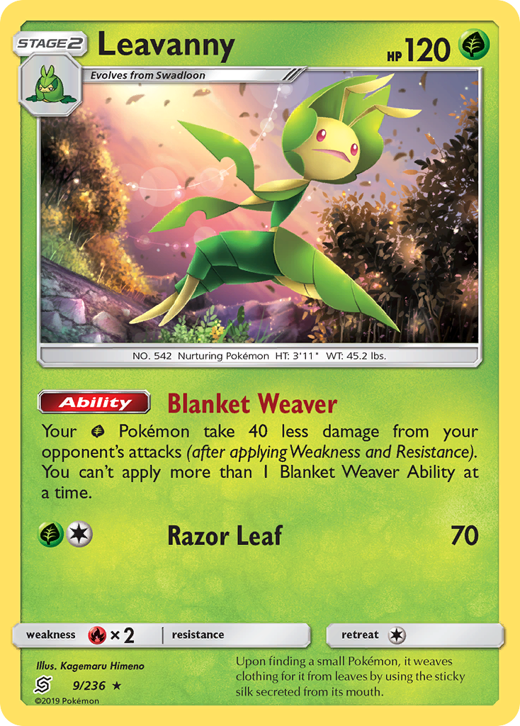 Leavanny (9/236) [Sun & Moon: Unified Minds] - Card Brawlers | Quebec | Canada | Yu-Gi-Oh!