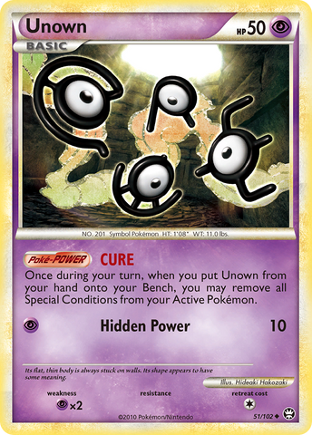 Unown (51/102) [HeartGold & SoulSilver: Triumphant] - Card Brawlers | Quebec | Canada | Yu-Gi-Oh!