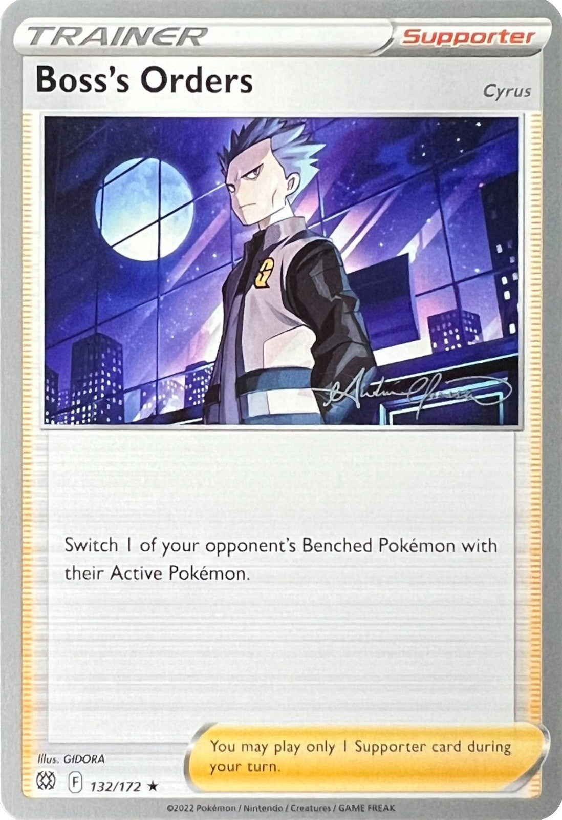 Boss's Orders (132/172) (Cyrus) (The Shape of Mew - Andre Chiasson) [World Championships 2022] - Card Brawlers | Quebec | Canada | Yu-Gi-Oh!