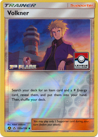 Volkner (135a/156) (League Challenge 2nd Place) [Sun & Moon: Ultra Prism] - Card Brawlers | Quebec | Canada | Yu-Gi-Oh!