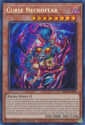 Curse Necrofear [LDS3-EN009] Secret Rare - Card Brawlers | Quebec | Canada | Yu-Gi-Oh!