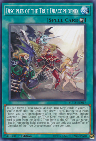 Disciples of the True Dracophoenix [MP18-EN017] Common - Card Brawlers | Quebec | Canada | Yu-Gi-Oh!