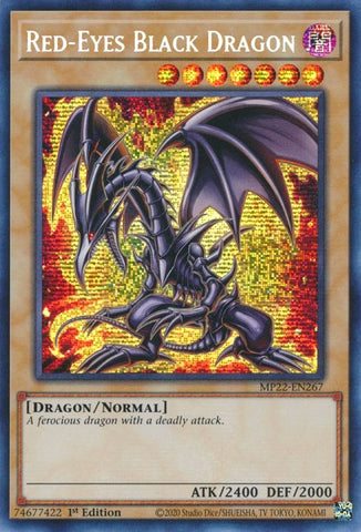Red-Eyes Black Dragon [MP22-EN267] Prismatic Secret Rare - Card Brawlers | Quebec | Canada | Yu-Gi-Oh!