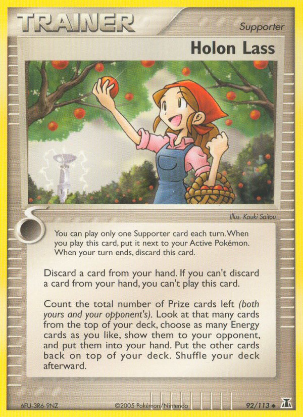 Holon Lass (92/113) [EX: Delta Species] - Card Brawlers | Quebec | Canada | Yu-Gi-Oh!