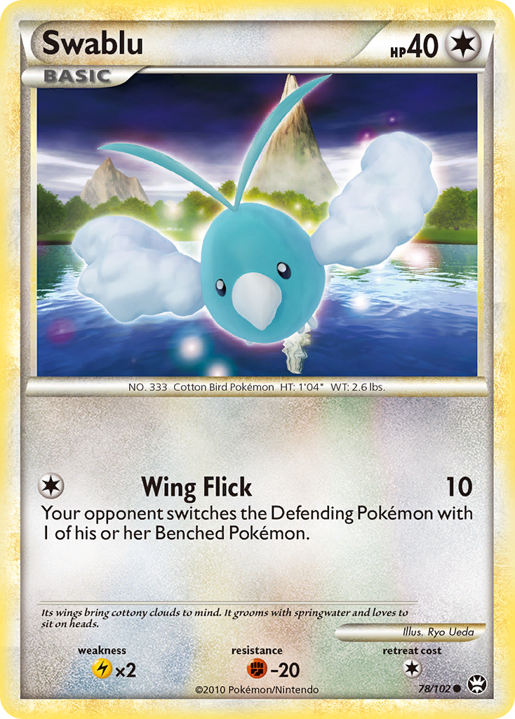 Swablu (78/102) [HeartGold & SoulSilver: Triumphant] - Card Brawlers | Quebec | Canada | Yu-Gi-Oh!