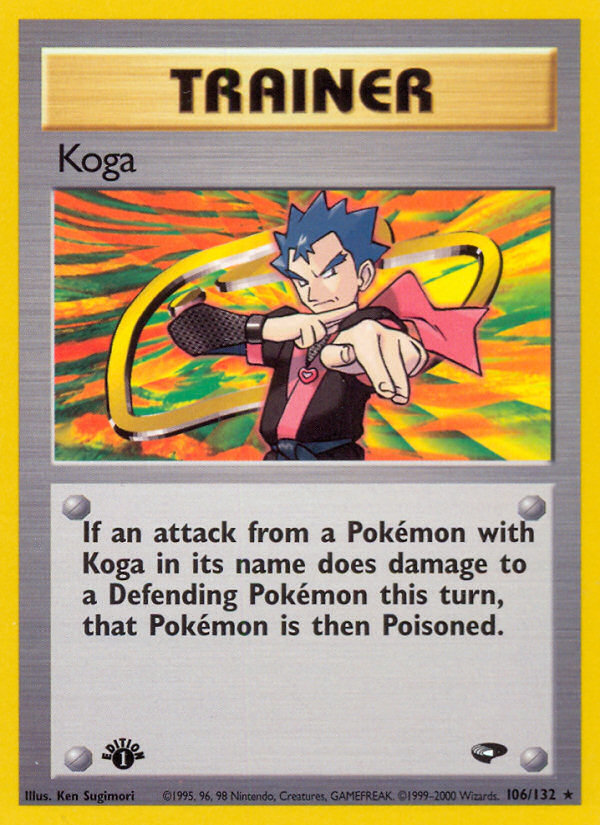 Koga (106/132) [Gym Challenge 1st Edition] - Card Brawlers | Quebec | Canada | Yu-Gi-Oh!