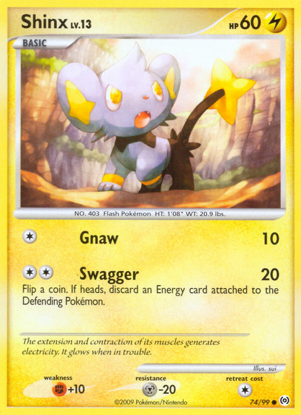 Shinx (74/99) [Platinum: Arceus] - Card Brawlers | Quebec | Canada | Yu-Gi-Oh!