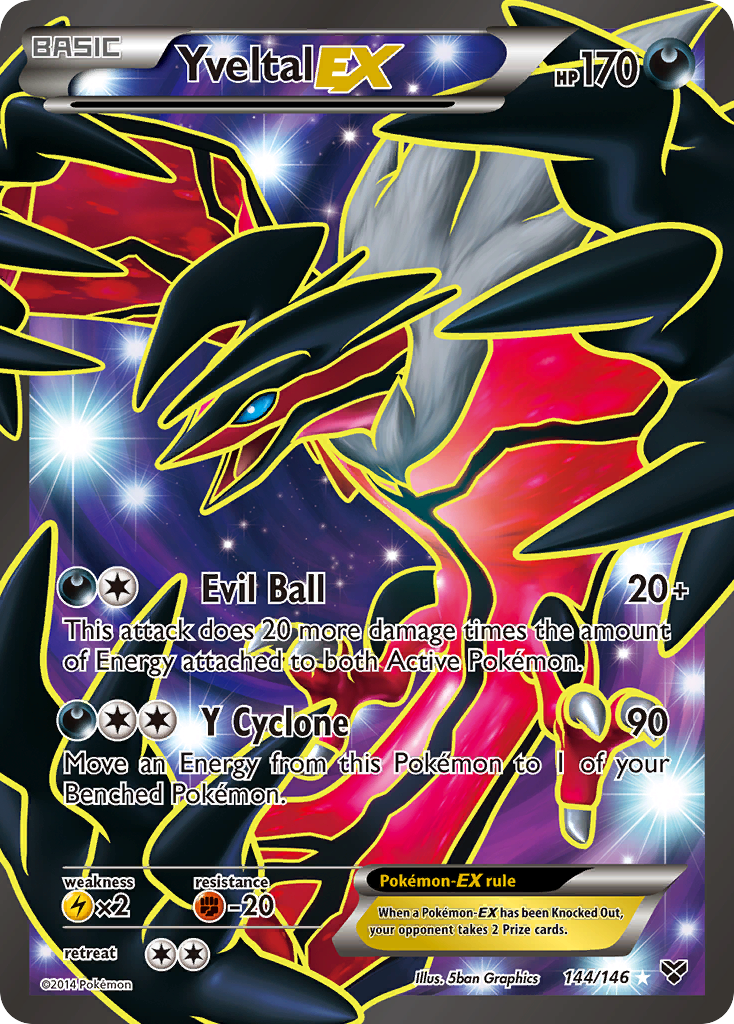 Yveltal EX (144/146) [XY: Base Set] - Card Brawlers | Quebec | Canada | Yu-Gi-Oh!