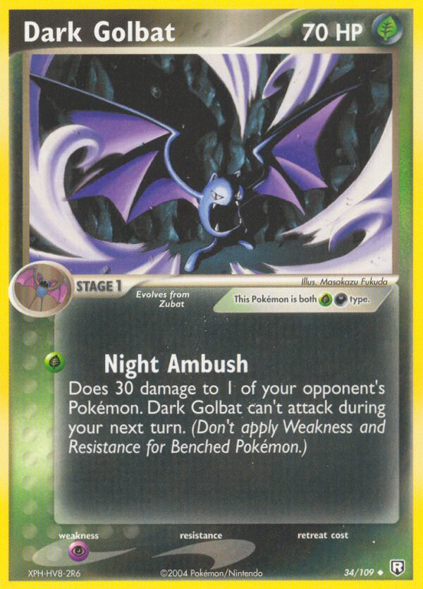 Dark Golbat (34/109) [EX: Team Rocket Returns] - Card Brawlers | Quebec | Canada | Yu-Gi-Oh!