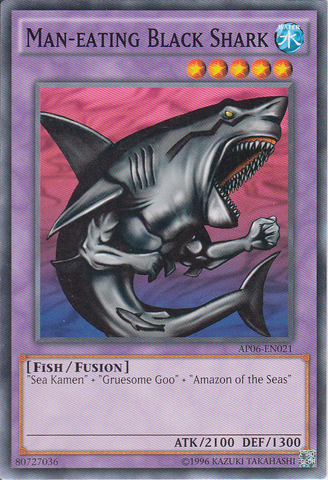 Man-eating Black Shark [AP06-EN021] Common - Card Brawlers | Quebec | Canada | Yu-Gi-Oh!