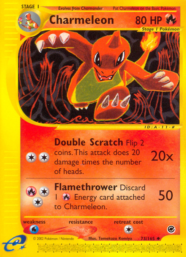 Charmeleon (73/165) [Expedition: Base Set] - Card Brawlers | Quebec | Canada | Yu-Gi-Oh!