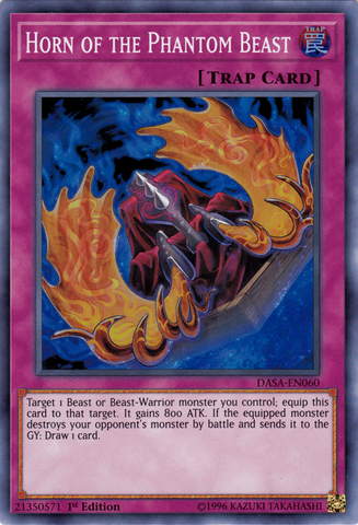 Horn of the Phantom Beast [DASA-EN060] Super Rare - Yu-Gi-Oh! - Card Brawlers | Quebec | Canada |