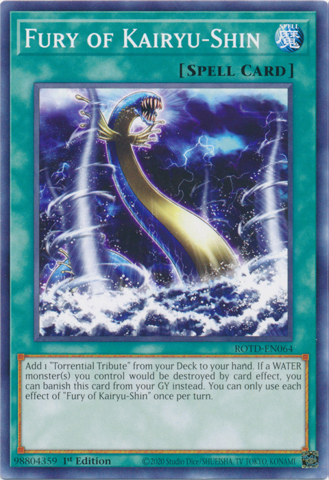 Fury of Kairyu-Shin [ROTD-EN064] Common - Card Brawlers | Quebec | Canada | Yu-Gi-Oh!