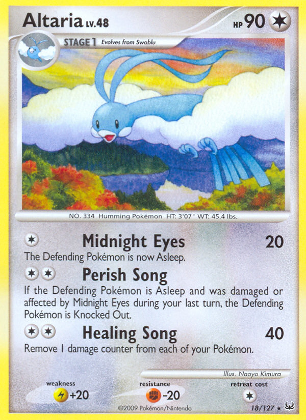 Altaria (18/127) [Platinum: Base Set] - Card Brawlers | Quebec | Canada | Yu-Gi-Oh!
