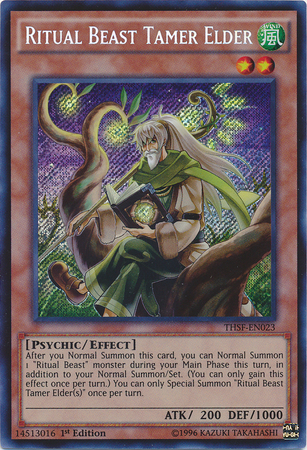 Ritual Beast Tamer Elder [THSF-EN023] Secret Rare - Yu-Gi-Oh! - Card Brawlers | Quebec | Canada |