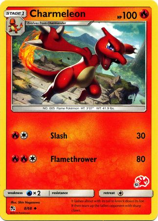 Charmeleon (8/68) (Charizard Stamp #51) [Battle Academy 2020] - Card Brawlers | Quebec | Canada | Yu-Gi-Oh!