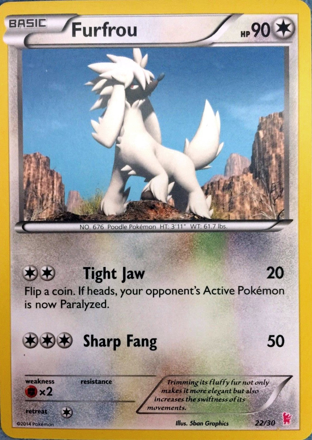 Furfrou (22/30) [XY: Trainer Kit - Sylveon] - Card Brawlers | Quebec | Canada | Yu-Gi-Oh!