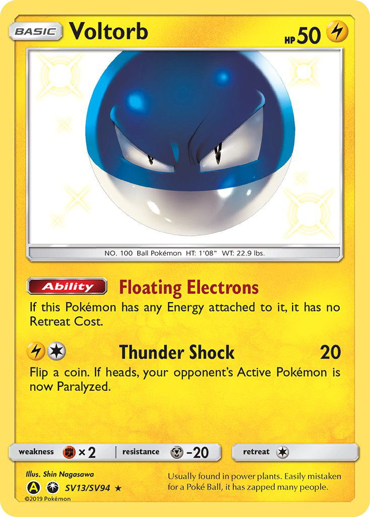 Voltorb (SV13/SV94) [Sun & Moon: Hidden Fates - Shiny Vault] - Card Brawlers | Quebec | Canada | Yu-Gi-Oh!