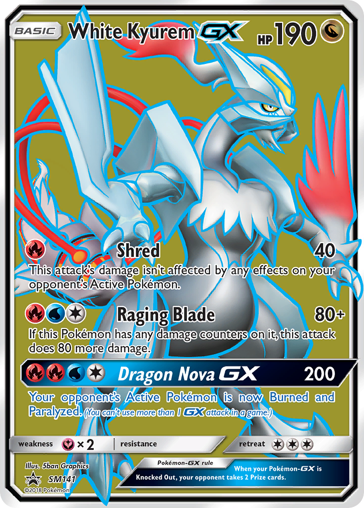 White Kyurem GX (SM141) [Sun & Moon: Black Star Promos] - Card Brawlers | Quebec | Canada | Yu-Gi-Oh!