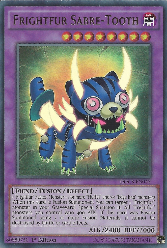 Frightfur Sabre-Tooth [DOCS-EN043] Ultra Rare - Card Brawlers | Quebec | Canada | Yu-Gi-Oh!