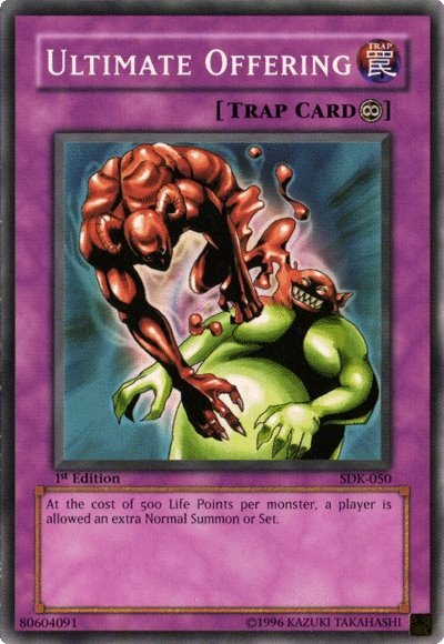 Ultimate Offering [SDK-050] Common - Card Brawlers | Quebec | Canada | Yu-Gi-Oh!