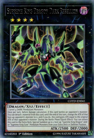 Supreme King Dragon Dark Rebellion [COTD-EN041] Rare - Yu-Gi-Oh! - Card Brawlers | Quebec | Canada |