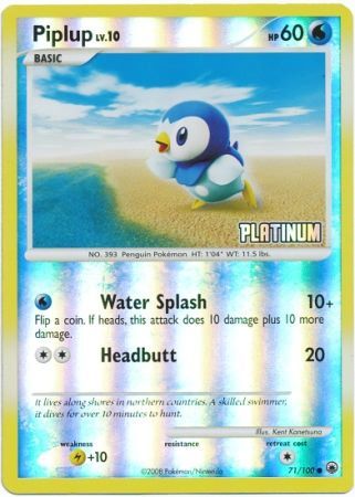 Piplup (71/100) [Burger King Promos: 2009 Collection] - Card Brawlers | Quebec | Canada | Yu-Gi-Oh!