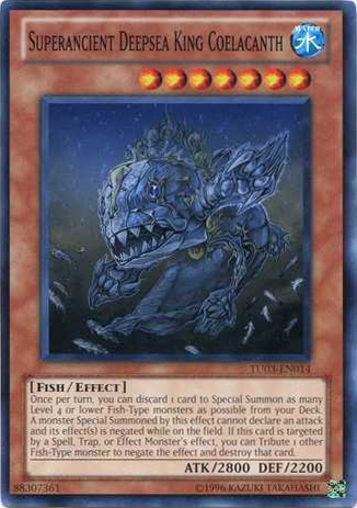 Superancient Deepsea King Coelacanth [TU03-EN014] Common - Card Brawlers | Quebec | Canada | Yu-Gi-Oh!