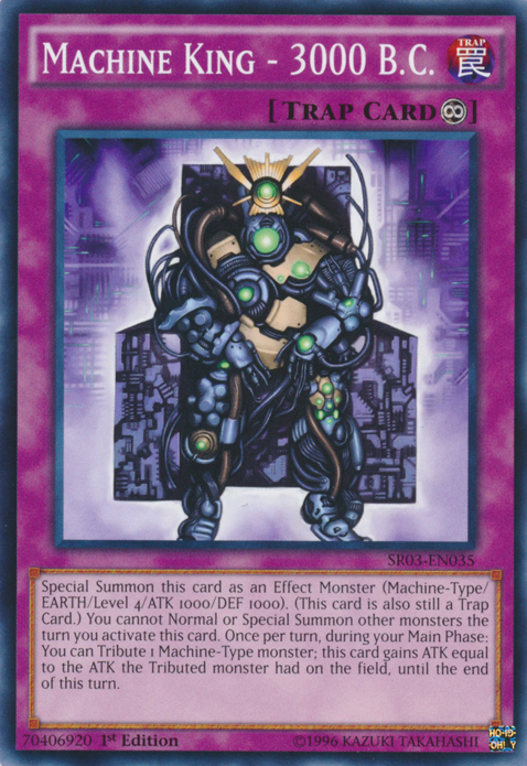 Machine King - 3000 B.C. [SR03-EN035] Common - Yu-Gi-Oh! - Card Brawlers | Quebec | Canada |