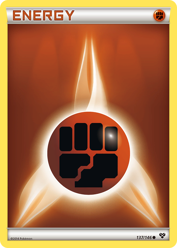 Fighting Energy (137/146) [XY: Base Set] - Card Brawlers | Quebec | Canada | Yu-Gi-Oh!