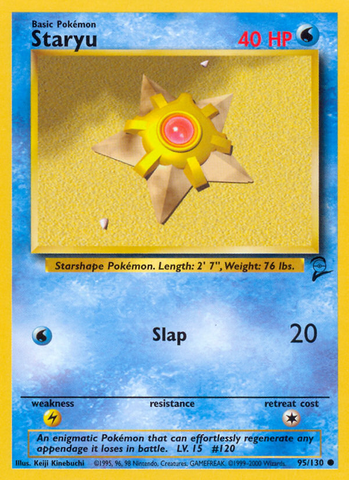 Staryu (95/130) [Base Set 2] - Card Brawlers | Quebec | Canada | Yu-Gi-Oh!