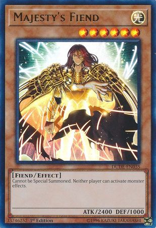 Majesty's Fiend [DUDE-EN035] Ultra Rare - Card Brawlers | Quebec | Canada | Yu-Gi-Oh!