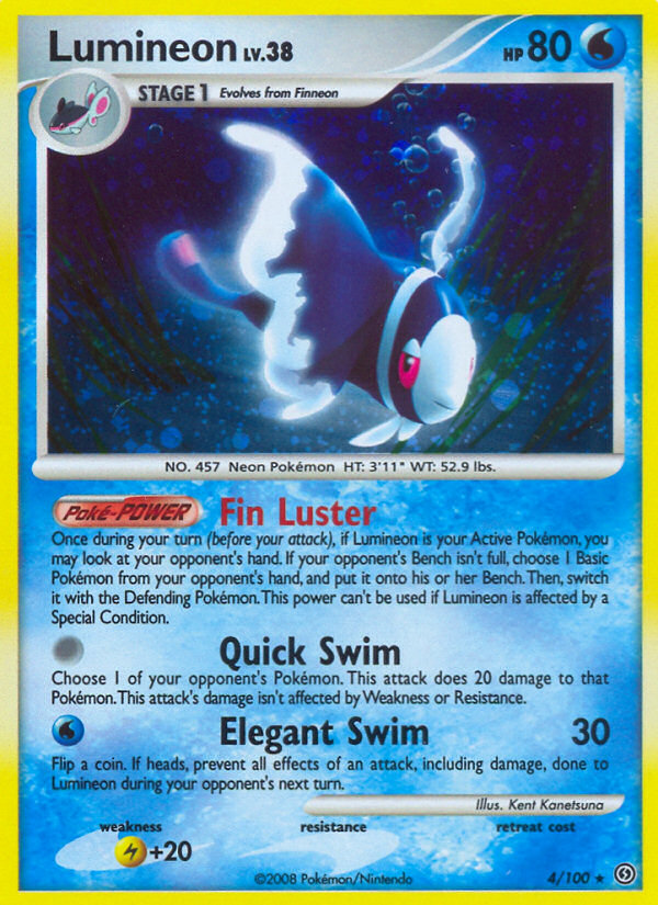 Lumineon (4/100) [Diamond & Pearl: Stormfront] - Card Brawlers | Quebec | Canada | Yu-Gi-Oh!
