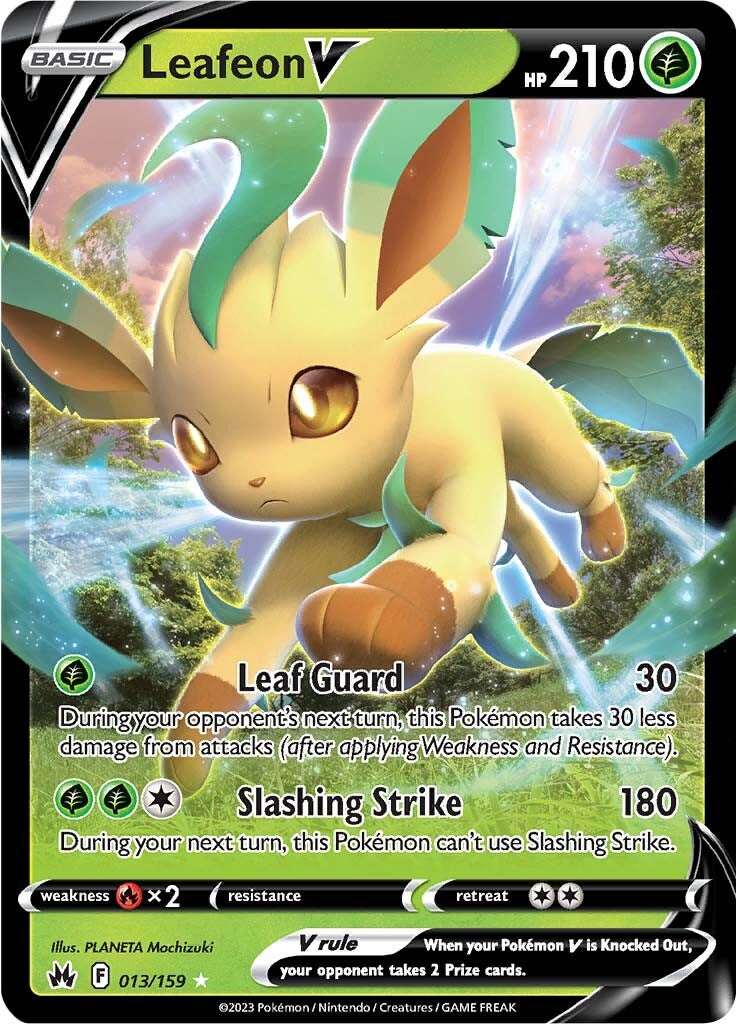 Leafeon V (013/159) [Sword & Shield: Crown Zenith] - Card Brawlers | Quebec | Canada | Yu-Gi-Oh!