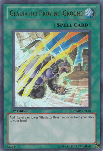 Gladiator Proving Ground [RYMP-EN110] Ultra Rare - Card Brawlers | Quebec | Canada | Yu-Gi-Oh!