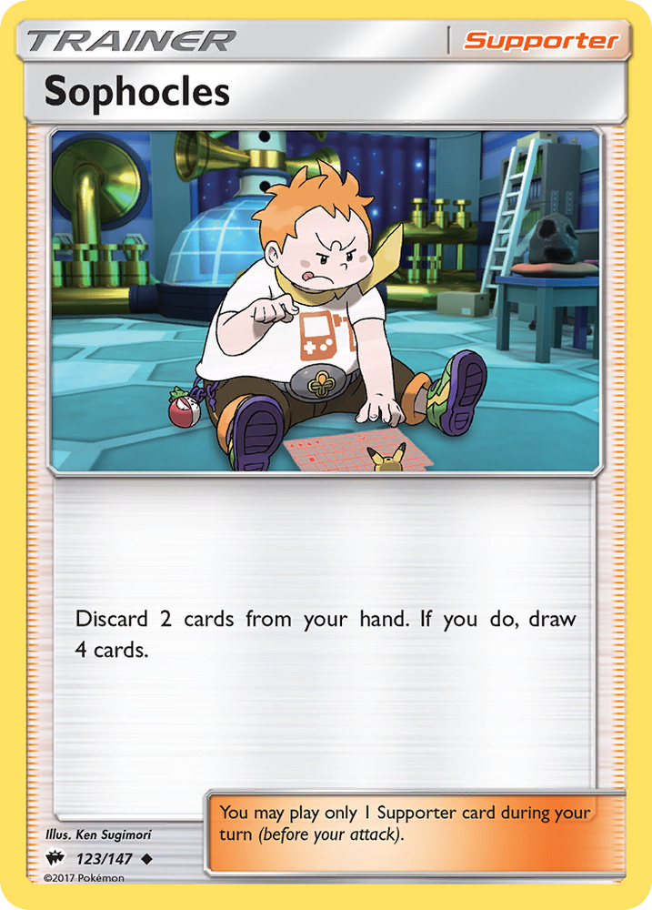 Sophocles (123/147) [Sun & Moon: Burning Shadows] - Card Brawlers | Quebec | Canada | Yu-Gi-Oh!