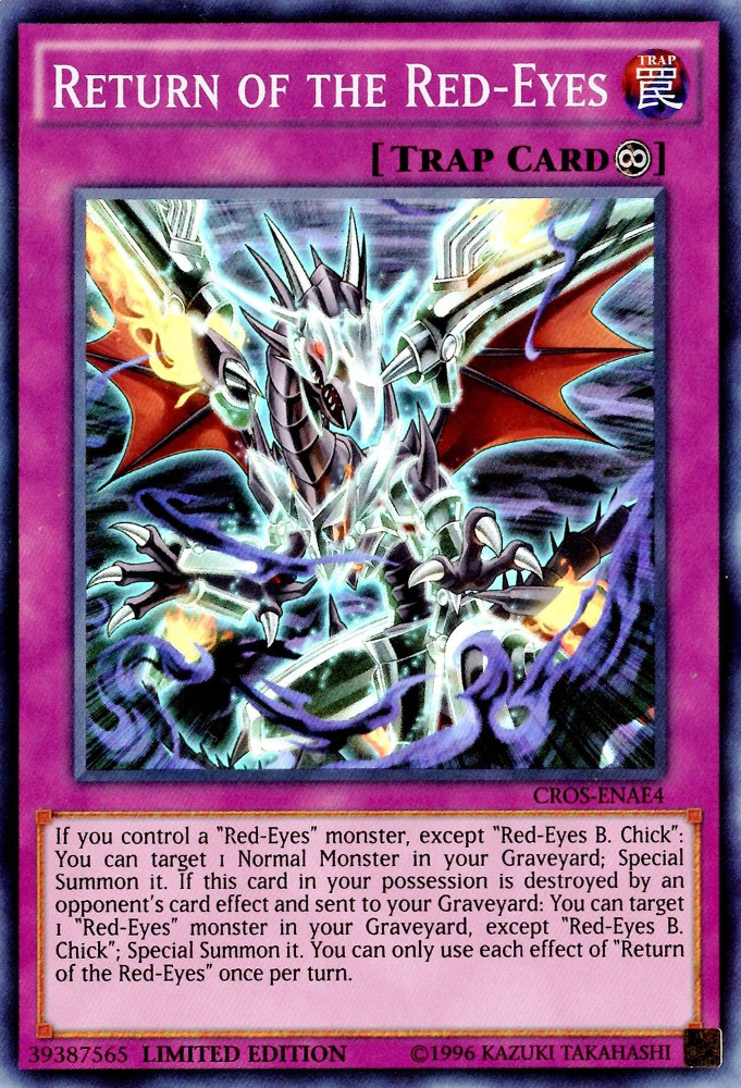 Return of the Red-Eyes [CROS-ENAE4] Super Rare - Yu-Gi-Oh! - Card Brawlers | Quebec | Canada |