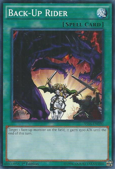 Back-Up Rider [YS16-EN030] Common - Yu-Gi-Oh! - Card Brawlers | Quebec | Canada |