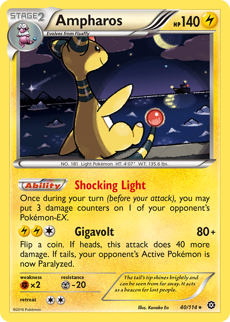 Ampharos (40/114) [XY: Steam Siege] - Card Brawlers | Quebec | Canada | Yu-Gi-Oh!