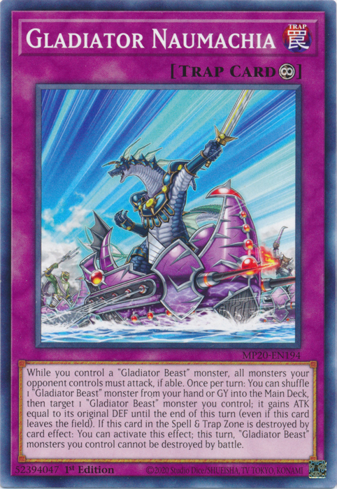 Gladiator Naumachia [MP20-EN194] Common - Card Brawlers | Quebec | Canada | Yu-Gi-Oh!