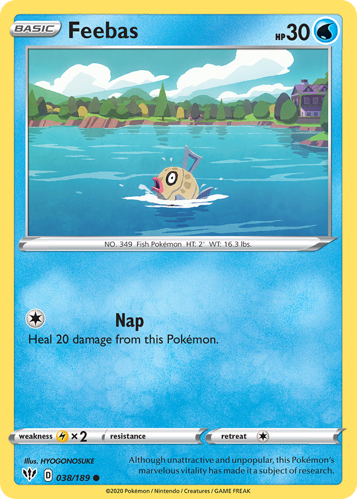 Feebas (038/189) [Sword & Shield: Darkness Ablaze] - Card Brawlers | Quebec | Canada | Yu-Gi-Oh!