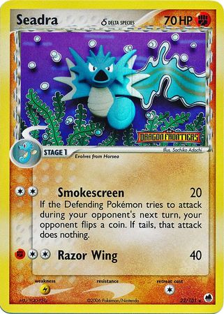 Seadra (22/101) (Delta Species) (Stamped) [EX: Dragon Frontiers] - Card Brawlers | Quebec | Canada | Yu-Gi-Oh!