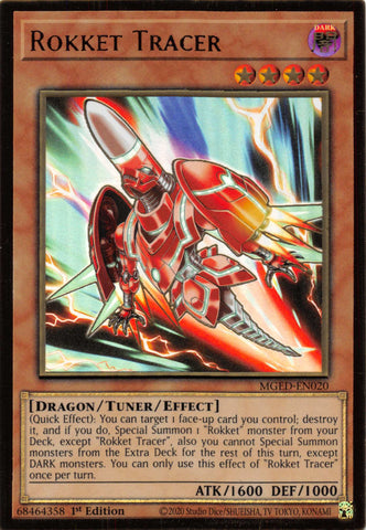 Rokket Tracer [MGED-EN020] Gold Rare - Card Brawlers | Quebec | Canada | Yu-Gi-Oh!
