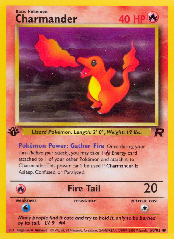 Charmander (50/82) [Team Rocket 1st Edition] - Card Brawlers | Quebec | Canada | Yu-Gi-Oh!