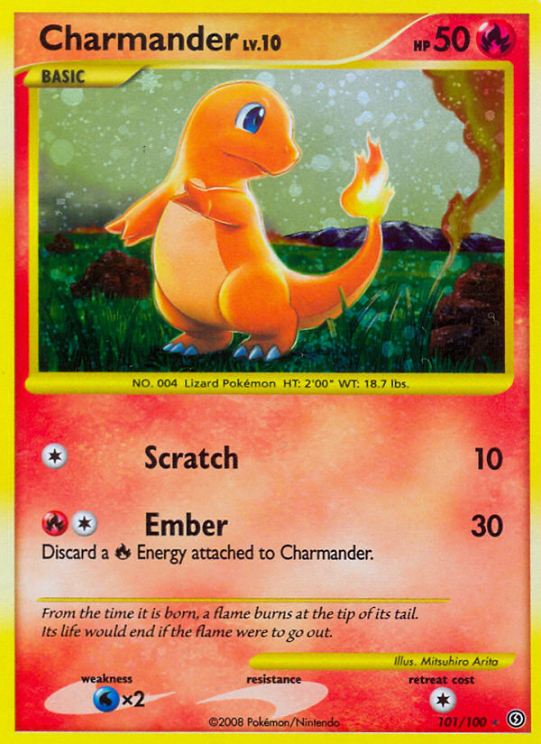 Charmander (101/100) [Diamond & Pearl: Stormfront] - Card Brawlers | Quebec | Canada | Yu-Gi-Oh!