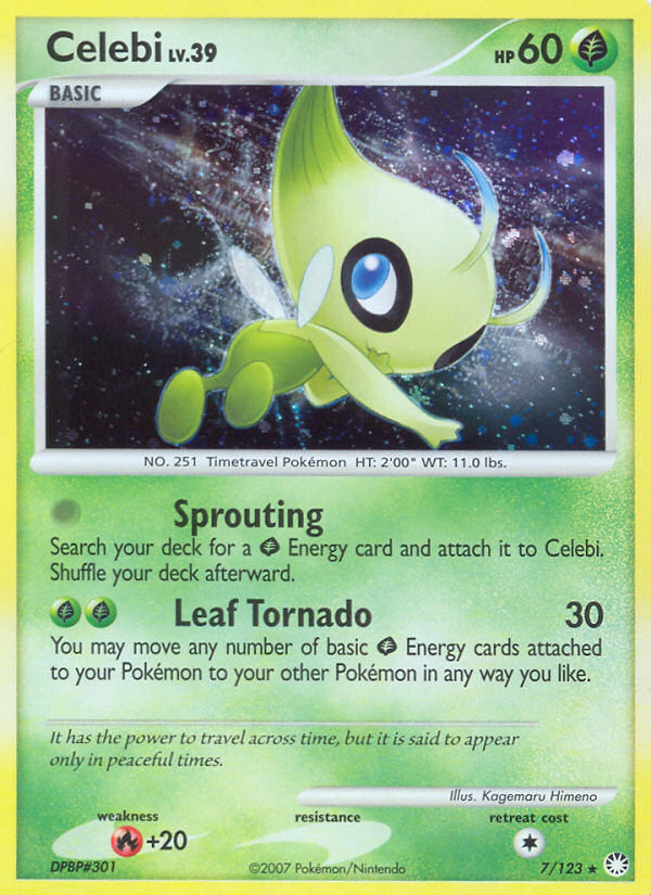 Celebi (7/123) [Diamond & Pearl: Mysterious Treasures] - Card Brawlers | Quebec | Canada | Yu-Gi-Oh!