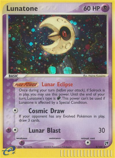 Lunatone (8/100) [EX: Sandstorm] - Card Brawlers | Quebec | Canada | Yu-Gi-Oh!