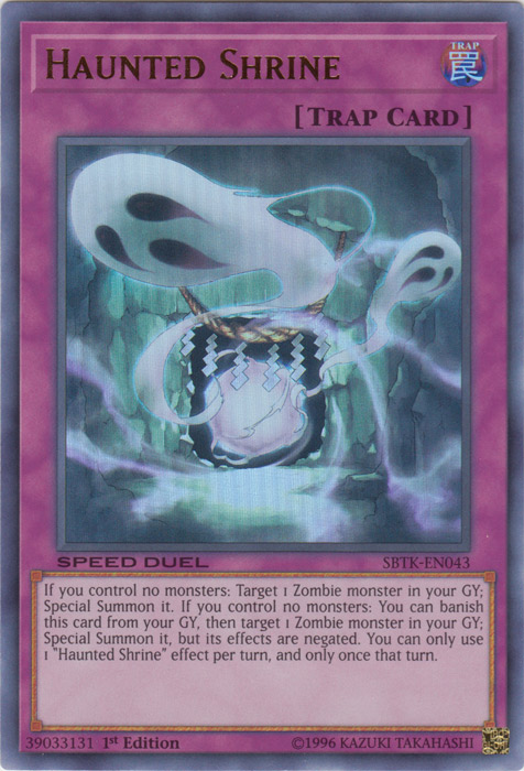 Haunted Shrine [SBTK-EN043] Ultra Rare - Card Brawlers | Quebec | Canada | Yu-Gi-Oh!